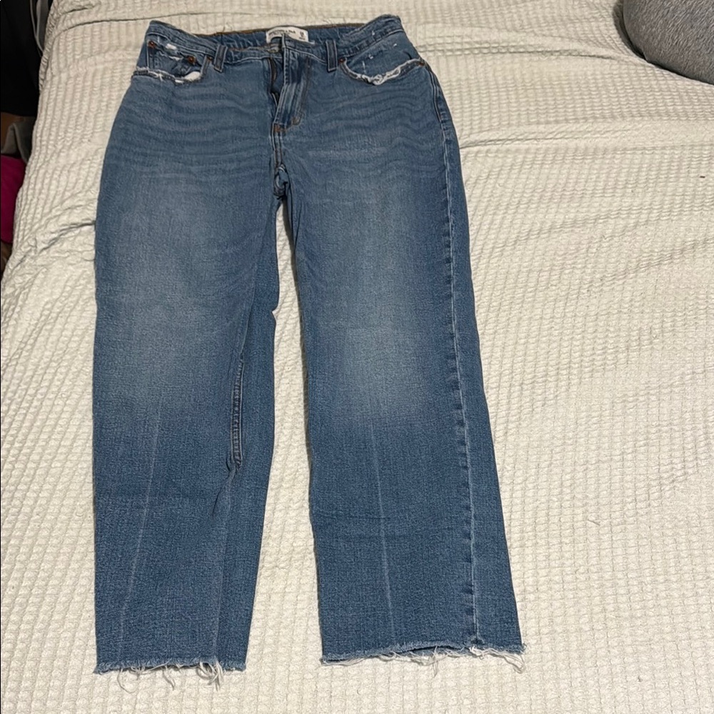 Abercrombie & Fitch High Rise Blue Jeans